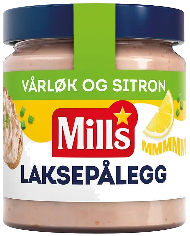 Varmrøkt laks m/vårløk & sitron   165g