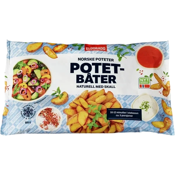 Potetbåter M/skall 600g Express