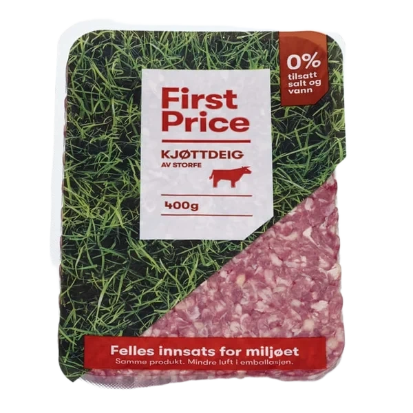 Kjøttdeig 14% Fett 400g First Price