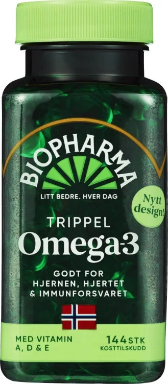 Trippel Omega-3 144stk Biopharma
