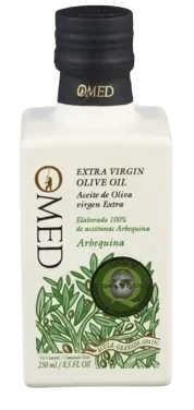O-med E.v.o.o Arbequina White Bottle 250ml 100% Arbequina
