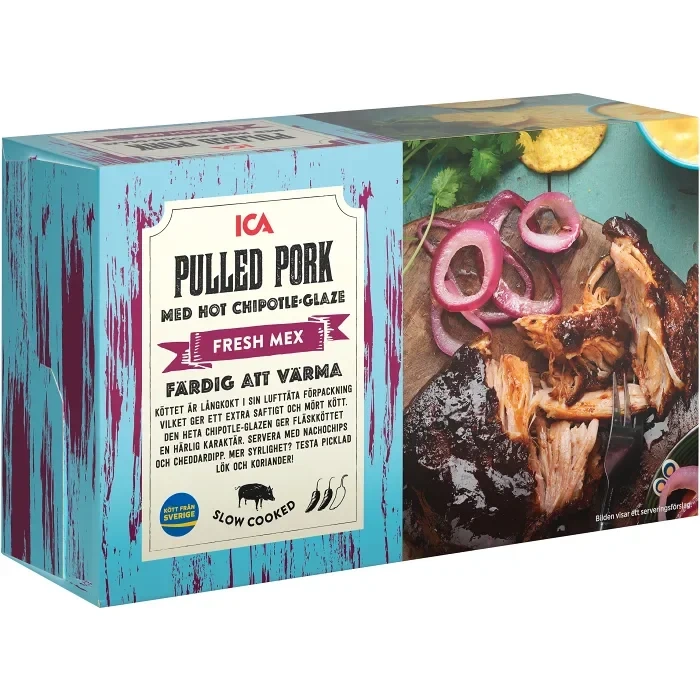Pulled Pork Färsk Hot Chipotle 550g ICA