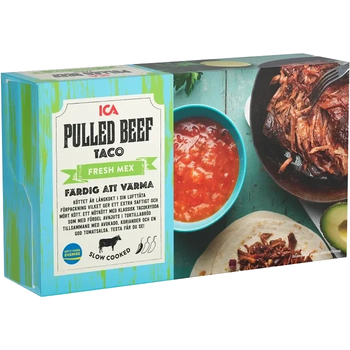 Pulled Beef Färsk Taco 370g ICA