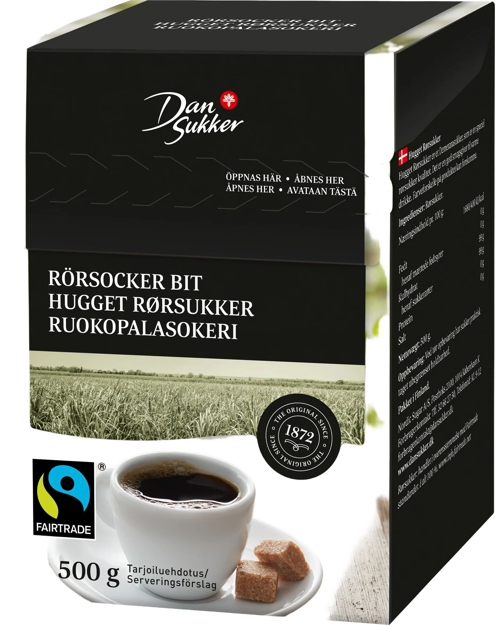Rörsocker Bit  Fairtrade