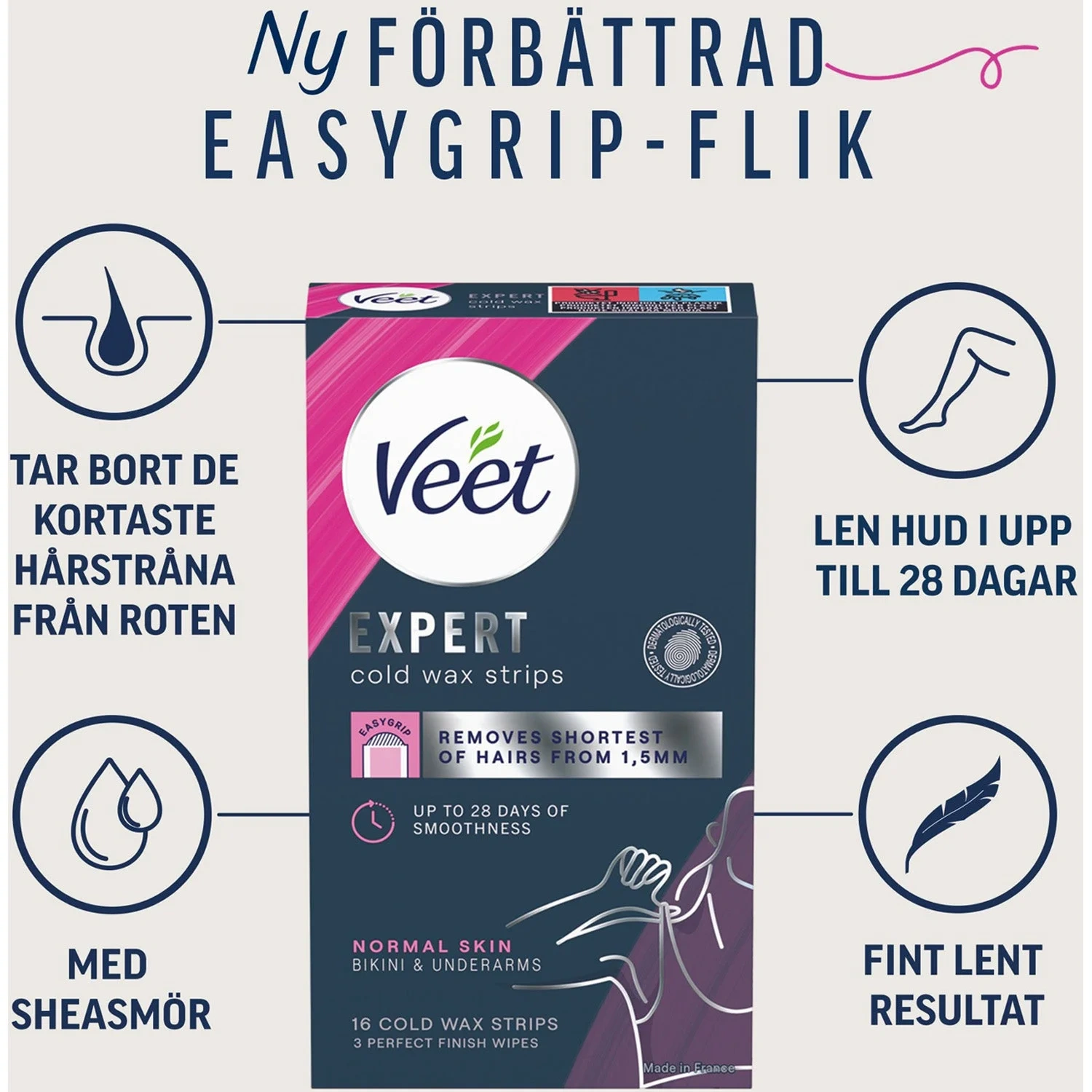 Veet Expert Cws Bikini Underarm 16stk