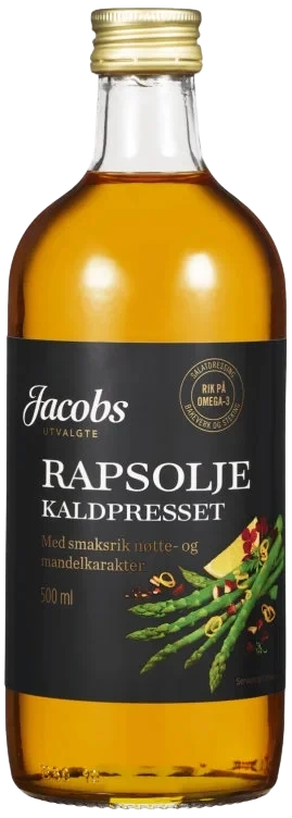 Rapsolje Kaldpresset 0,5l Jacobs Utvalgte