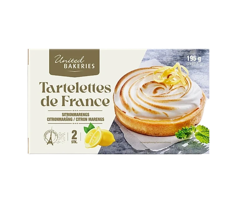 Sitron&Marengs Terte 2x97g United Bakeries