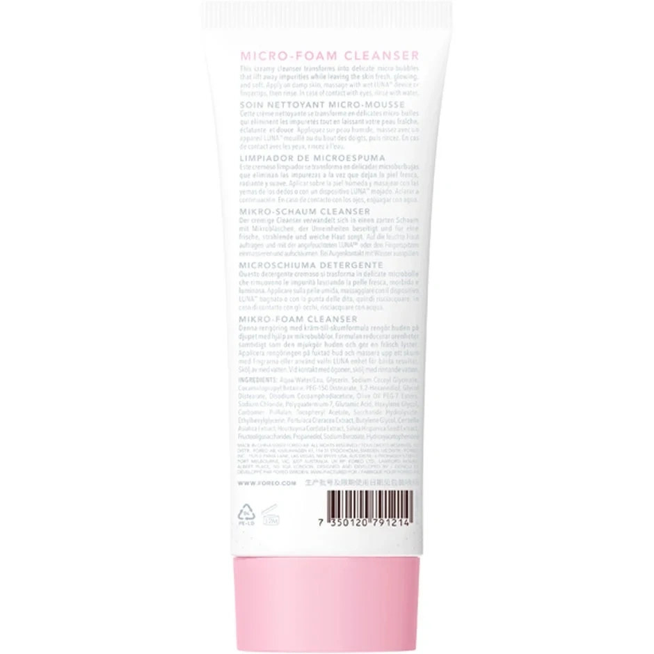 FOREO Luna Micro-Foam Cleanser 2.0