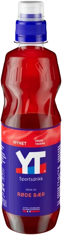 Yt sportsdrikk røde bær  0,5l