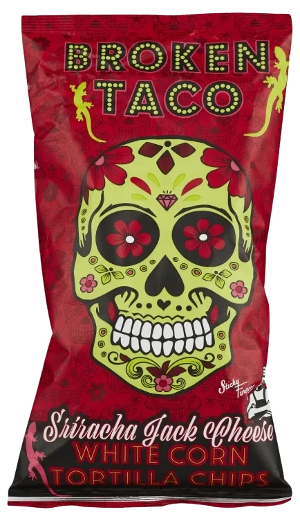 Tortilla Chips Sriracha Jack 150g Broken Taco
