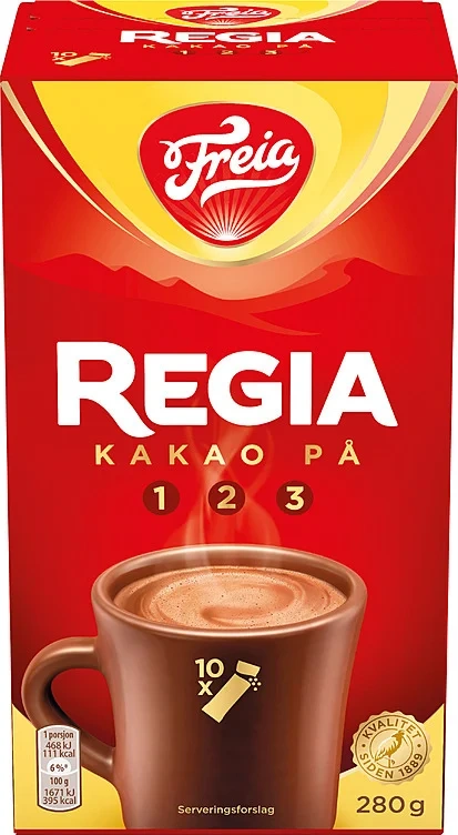 Sjokoladedrikk Porsjon 10pk Regia