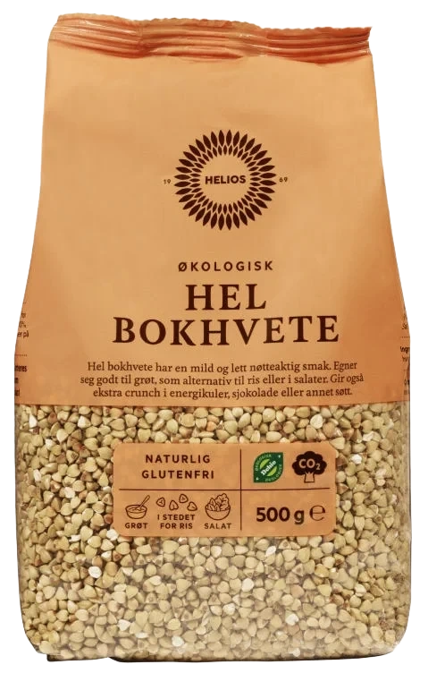 Bokhvete hel Økologisk 500g helios
