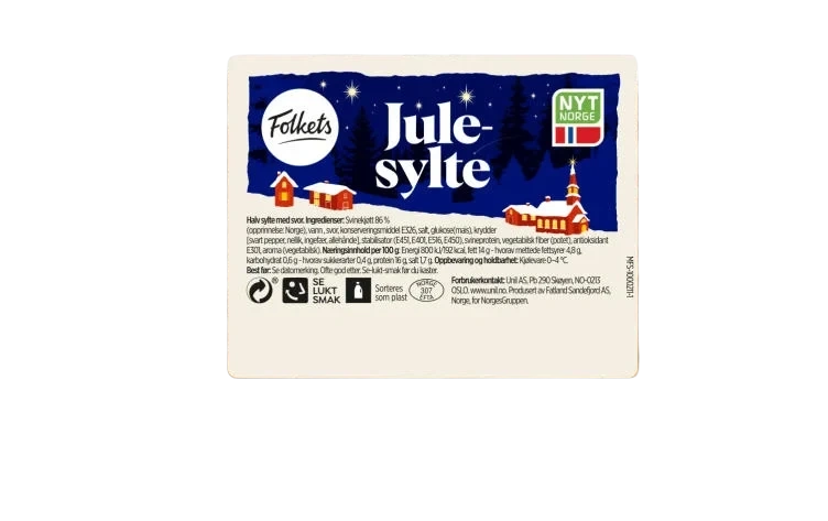 Sylte 1/2 Rund Ca450g Folkets