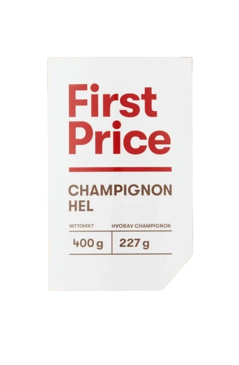 Champignon hel 400g First Price