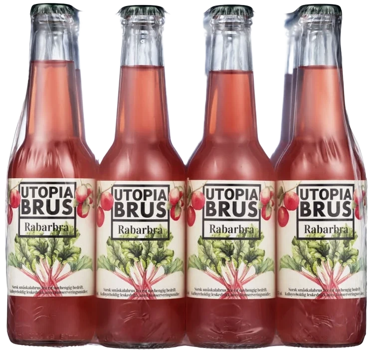 Utopiabrus Rabarbra 0,275lx12 flaske