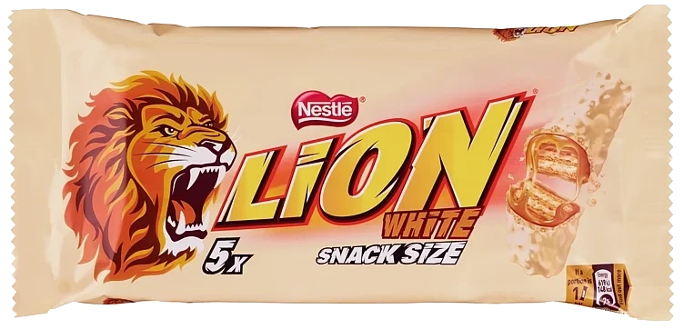Lion white snack size 5-pk  150g