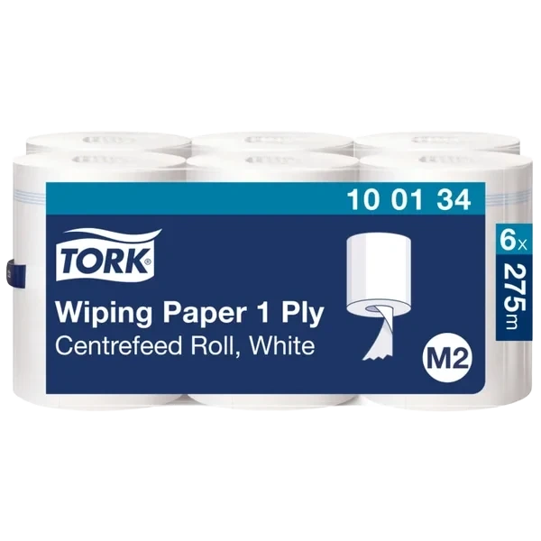 Senterrull Hvit M2 Papir Tork
