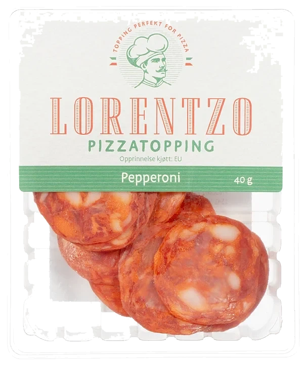 Pizzatopping pepperoni  40g