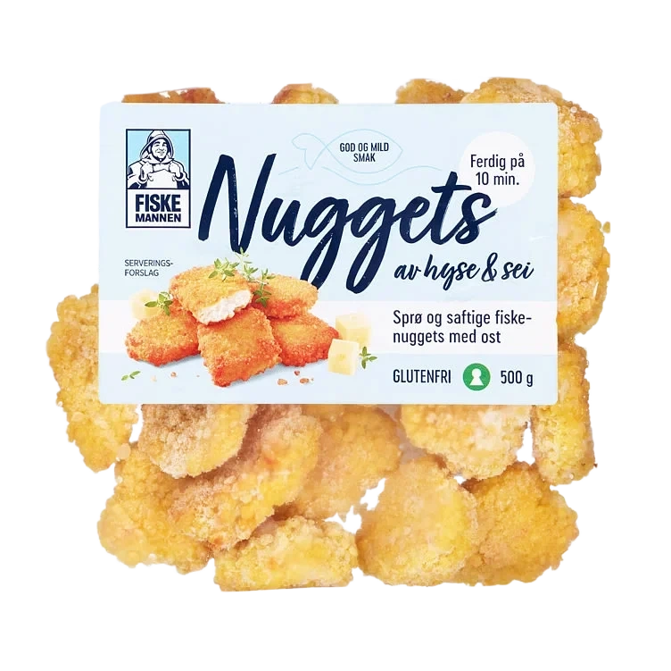Fiskenuggets 500g Fiskemannen