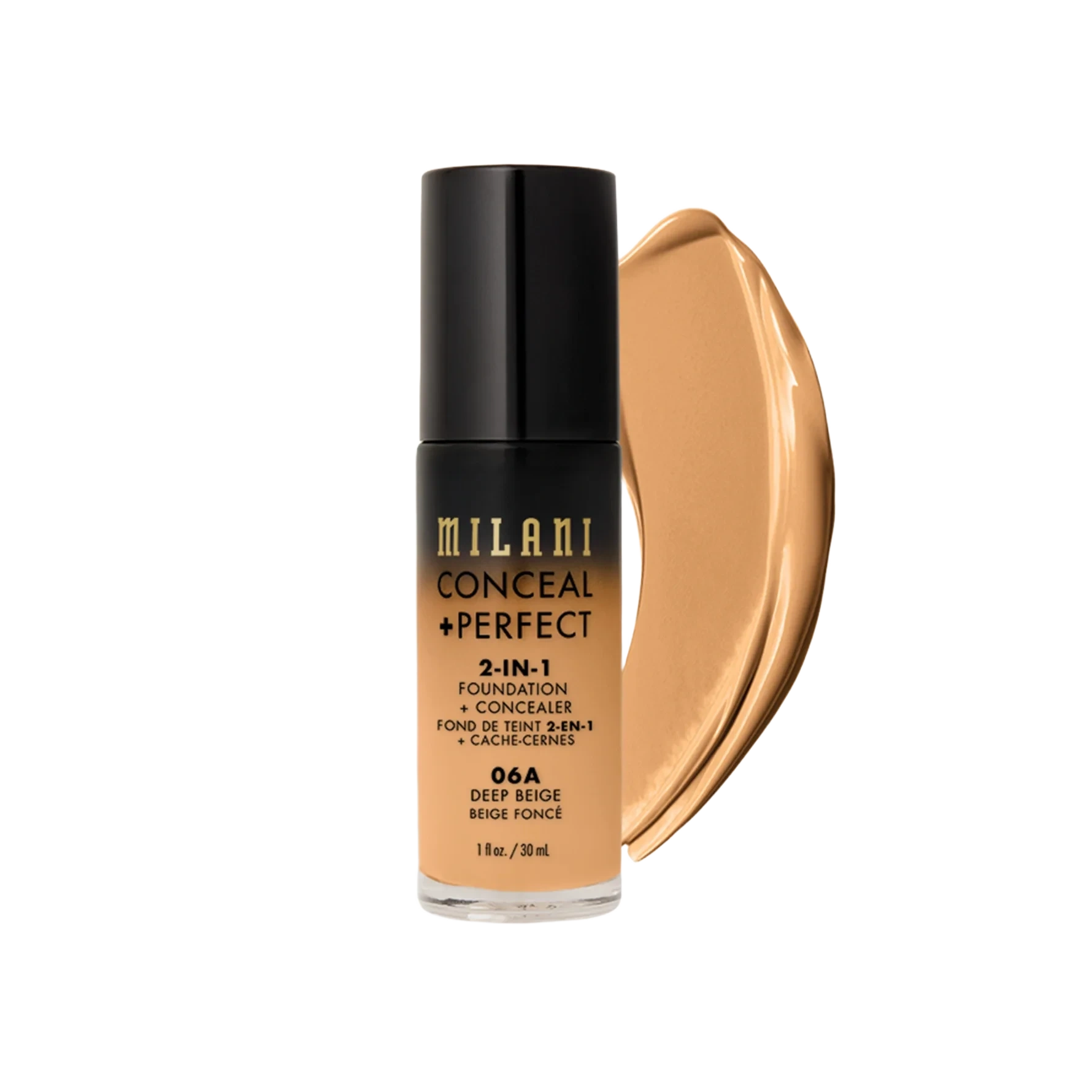 Milani Conceal + Perfect 2-In-1 Foundation 06A Deep Beige