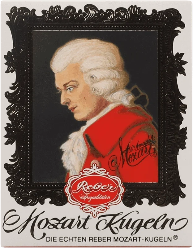 Mozart Kugel Barokk 6 Pcs Portrait Box