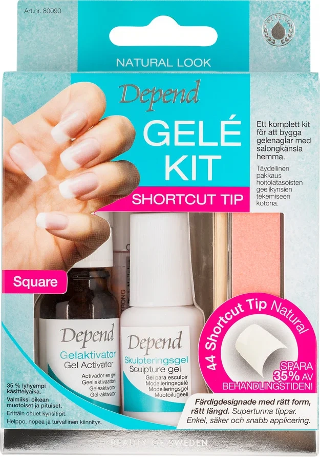 Depend Gel Kit French/Natural Look