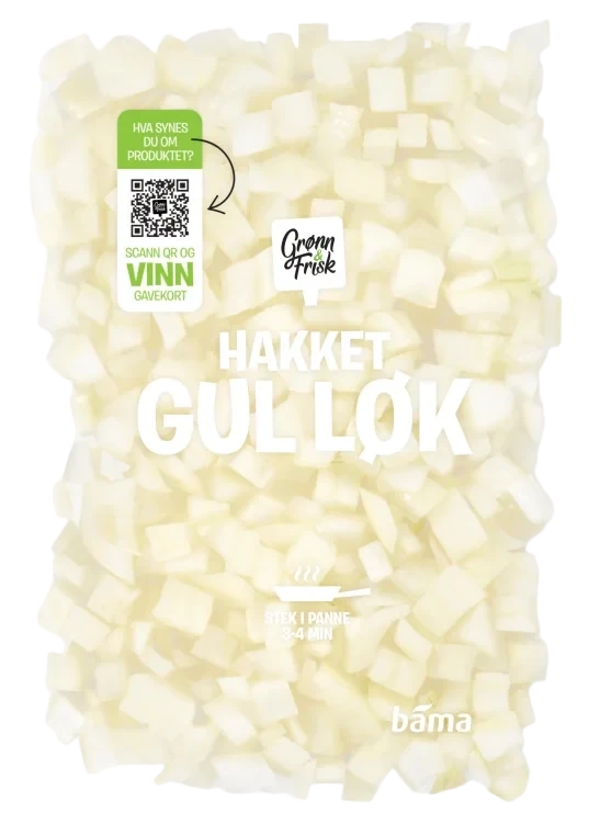 Gul Løk Hakket 170g
