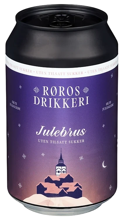 Røros bryggeri julebrus u/tilsatt sukker bx   24x33cl