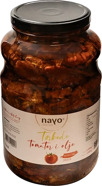 Soltørkede Tomater i Olje, Halvkuttede 2650g