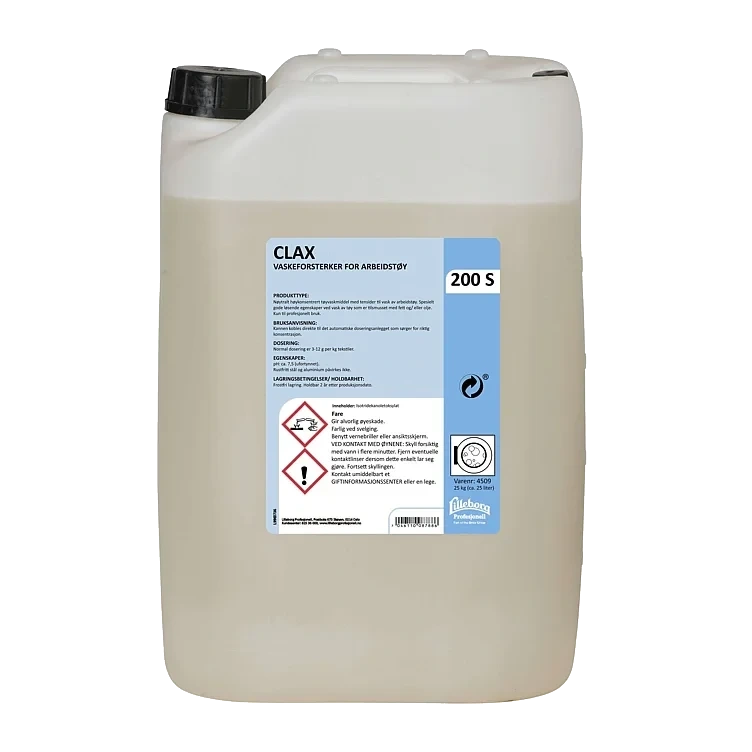 Clax 200 s vaskeforst.       25kg