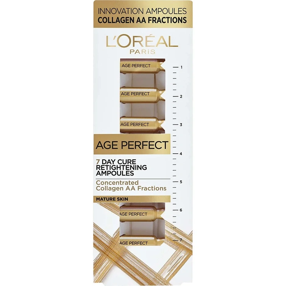 Loreal Age Perfect 7 Day Cure Collagen Expert Retightening Ampoules