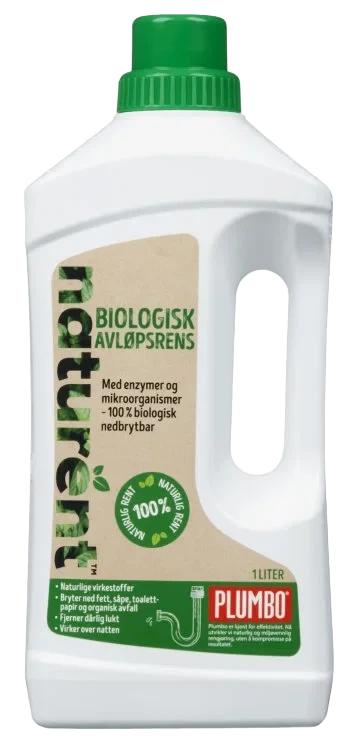 Plumbo Naturent Avløpsrens Biologisk 1l