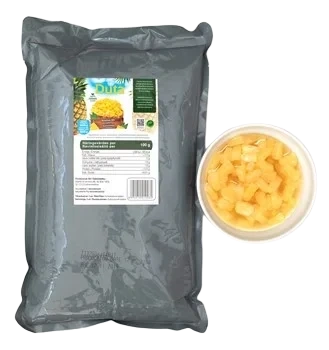 Ananas bit juice påse