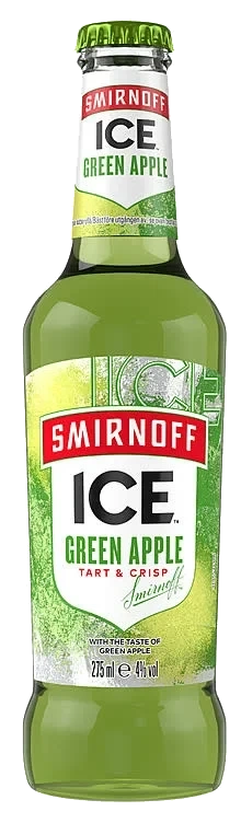 Smirnoff Ice Green Apple 275ml flaske