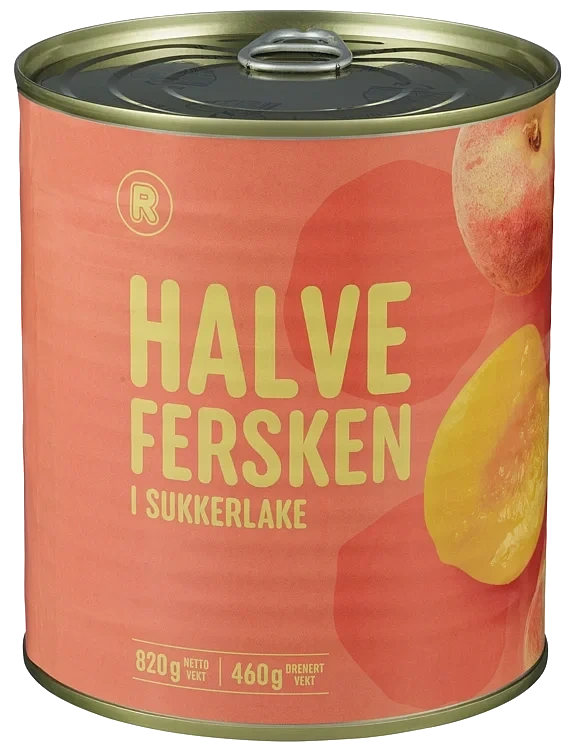 Fersken halve   820g
