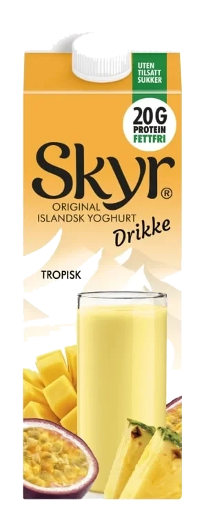 Q skyr drikke tropisk  1l