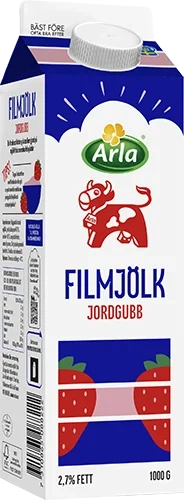 Filmjölk jordgubb 2.7%