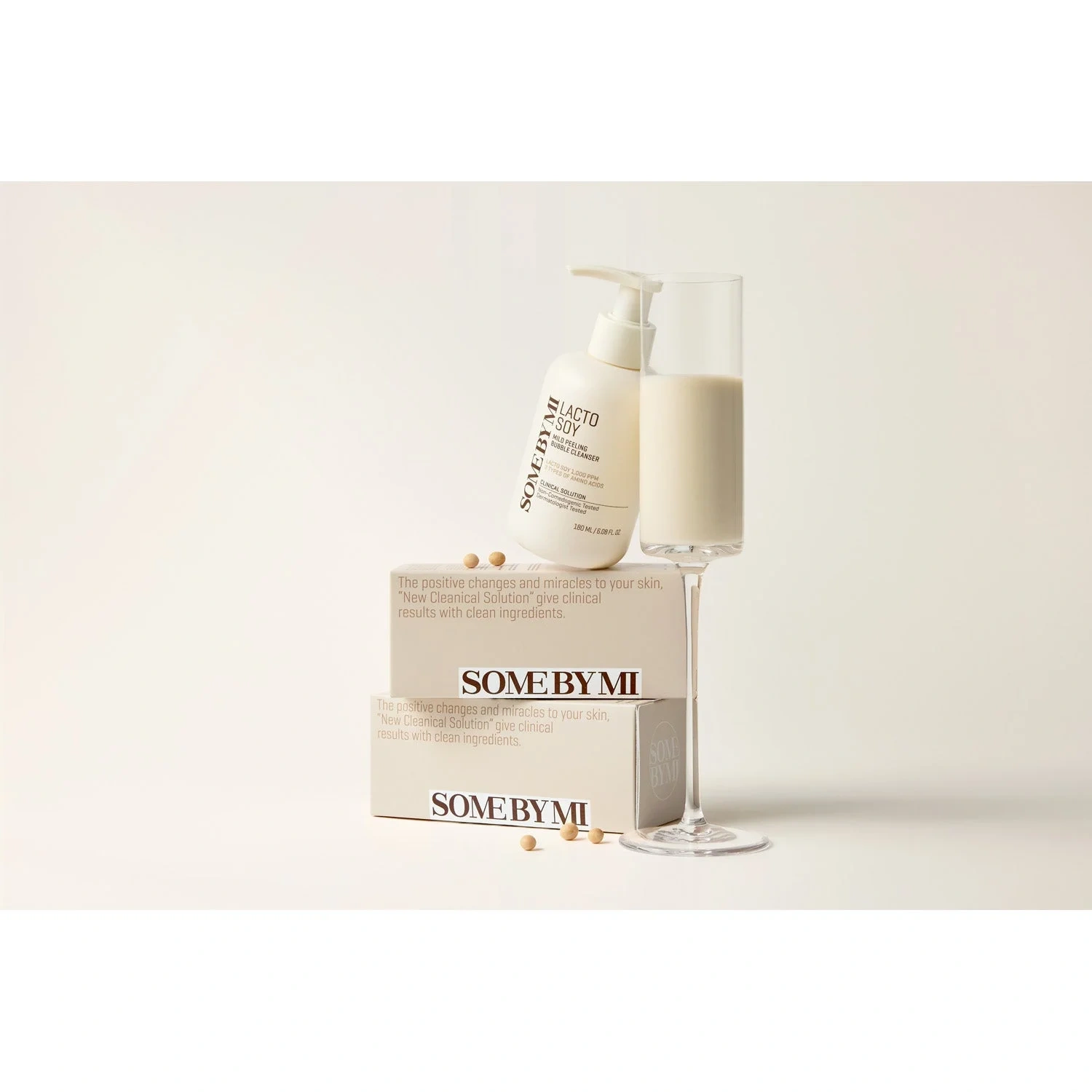 Some By Mi Lactosoy Mild Bubble Peeling Cleanser
