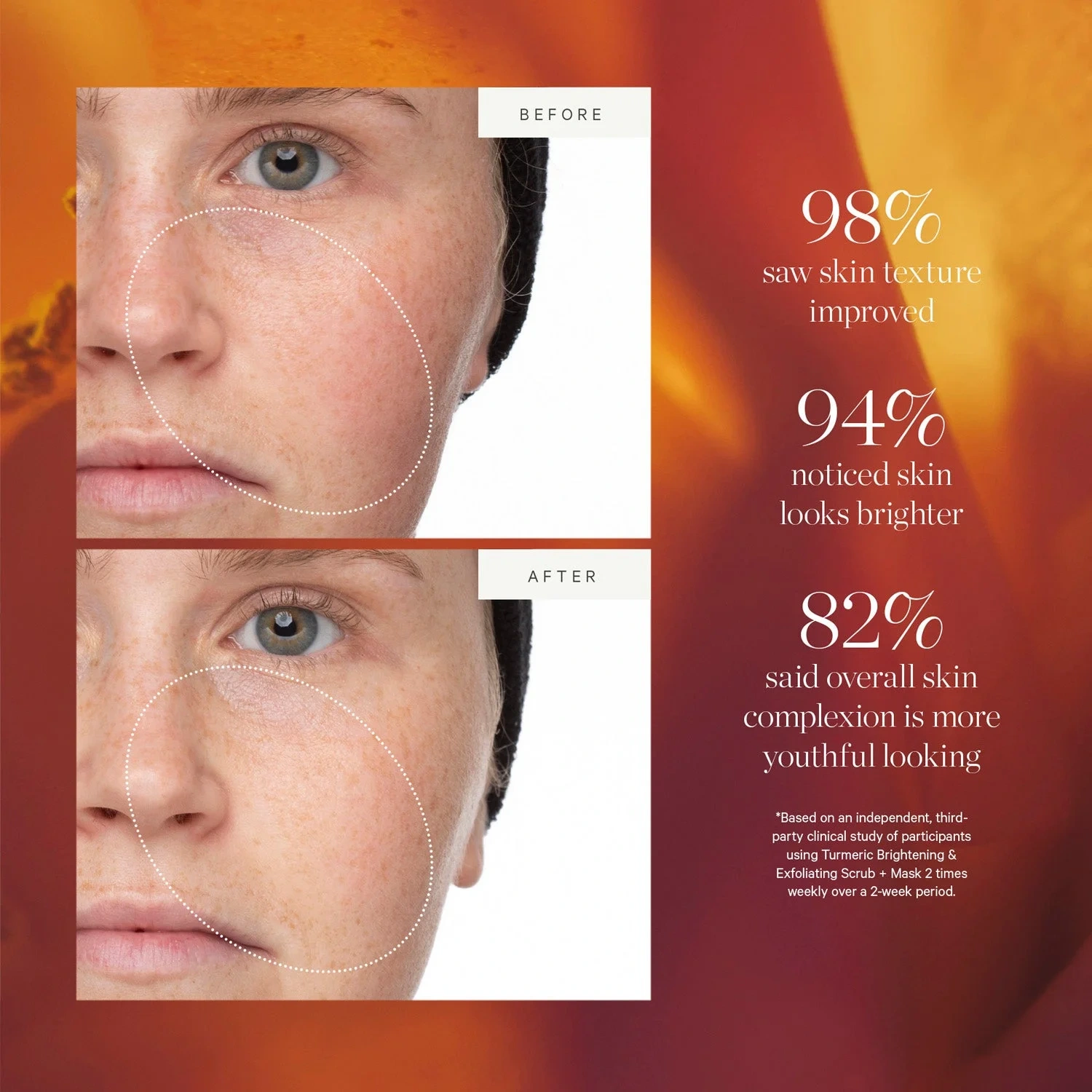 KORA Organics Turmeric Brightening & Exfoliating Scrub & Mask