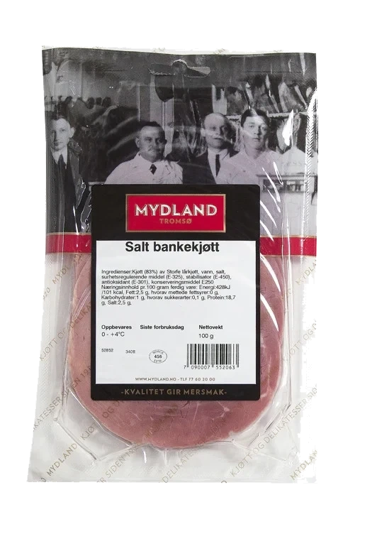 Salt Bankekjøtt 100g Mydland