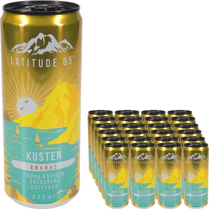 Energidryck Kusten Ananas 24-pack