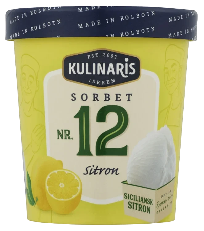 Kulinaris Sorbet Sitron 0,5l