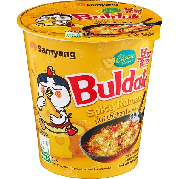 Ramen Nudler Cup Cheese 70g Buldak