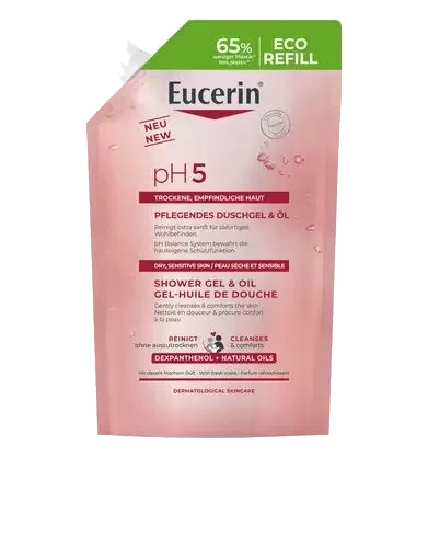 Eucerin pH5 Shower Gel & Oil refill 400 ml