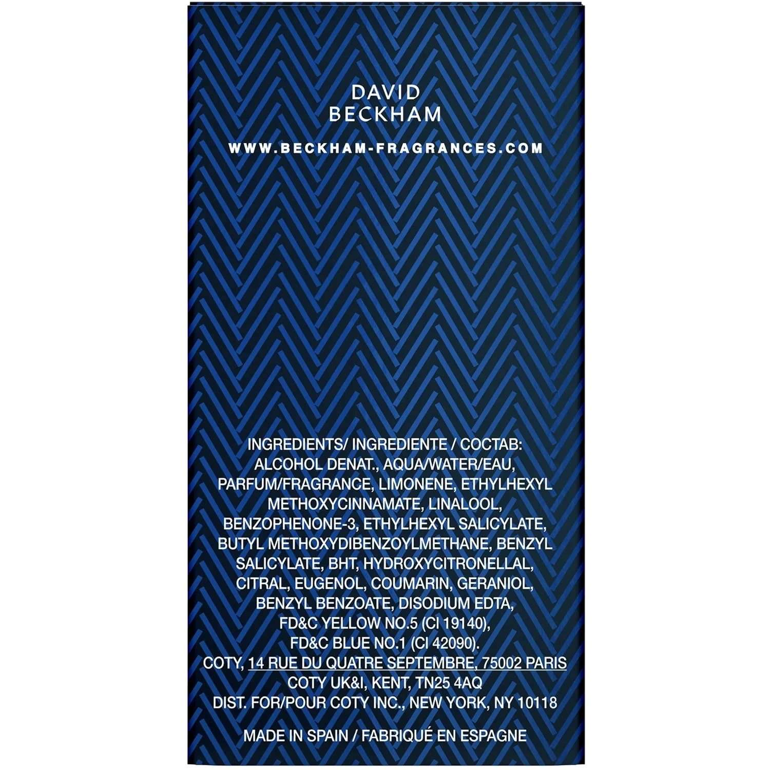 David Beckham Classic Blue Eau de Toilette 50 ml