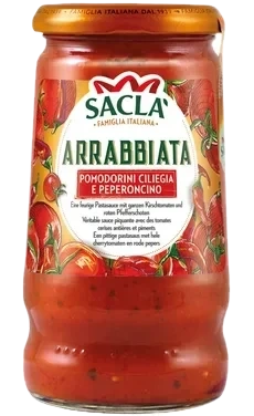Arabbiata Cherry Tomat Sauce 350g Sacla