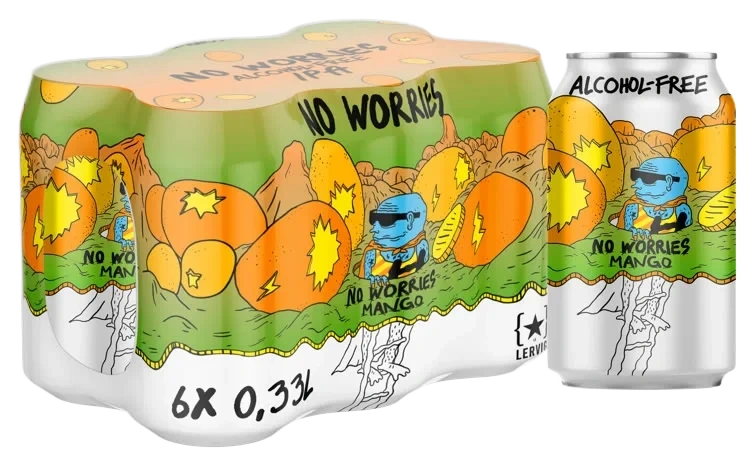 No Worries Mango 0,33lx6 Bx Lervig