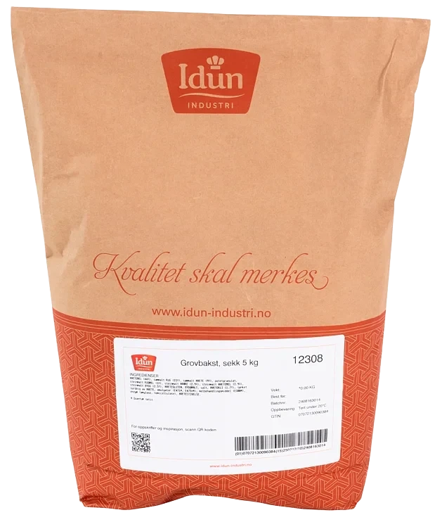 Grovbakst sekk 5kg