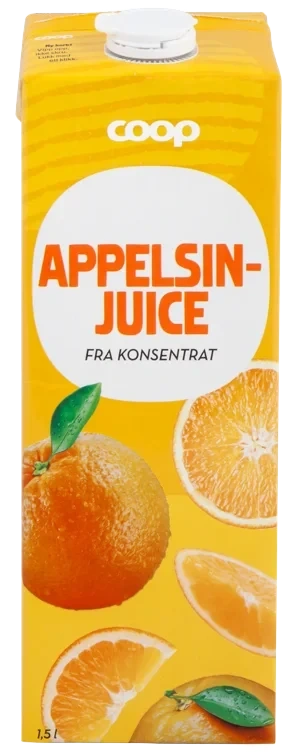Coop Appelsinjuice 1,5l Edge