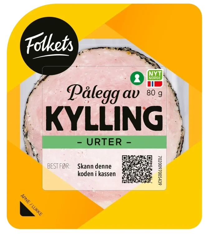 Kyllingpålegg Krydder 80g Folkets